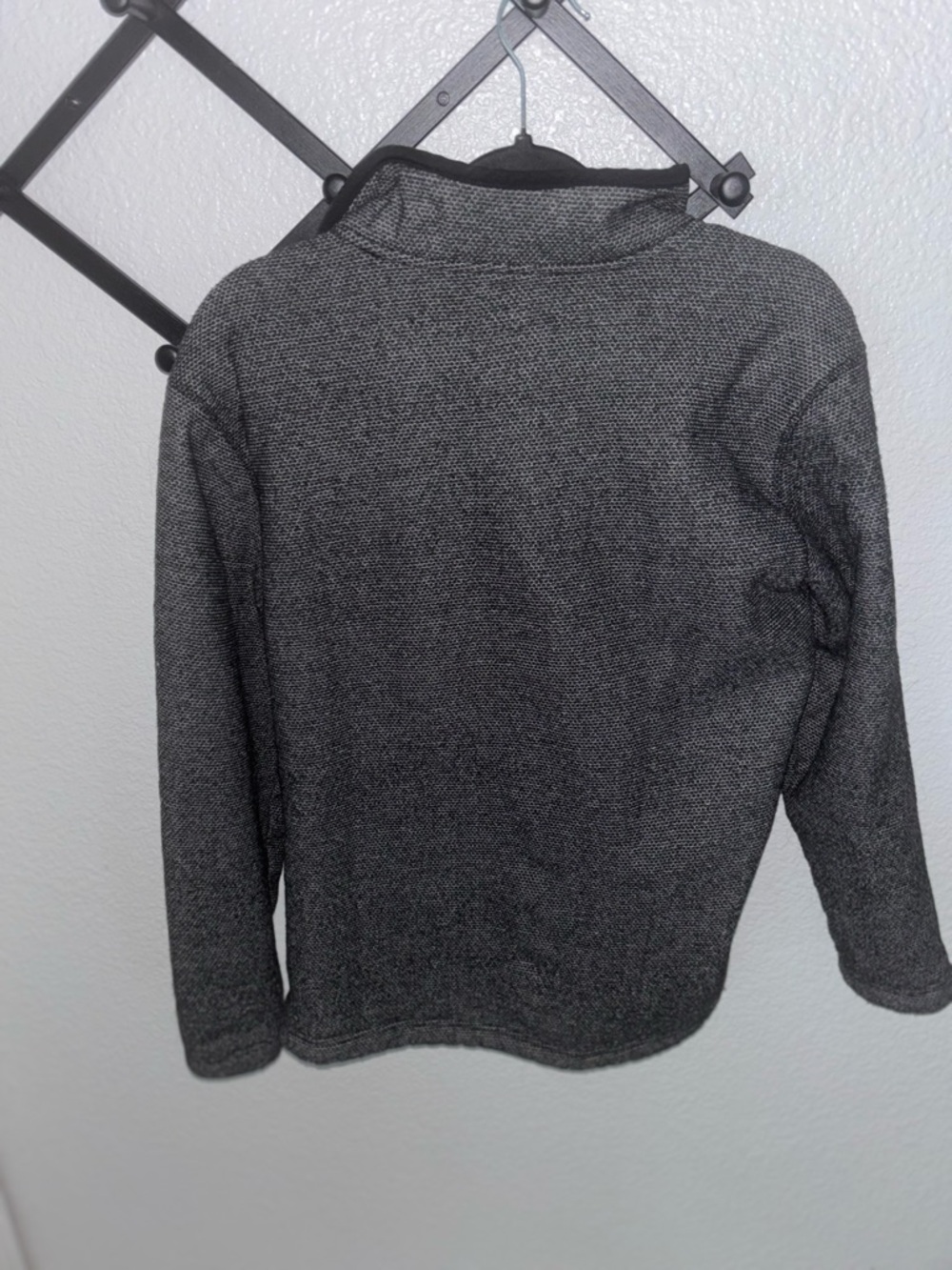 Orvis Sherpa Lined Quarter Zip Fleece Pullover Gray Men’s Medium Warm Cozy - Picture 4 of 4